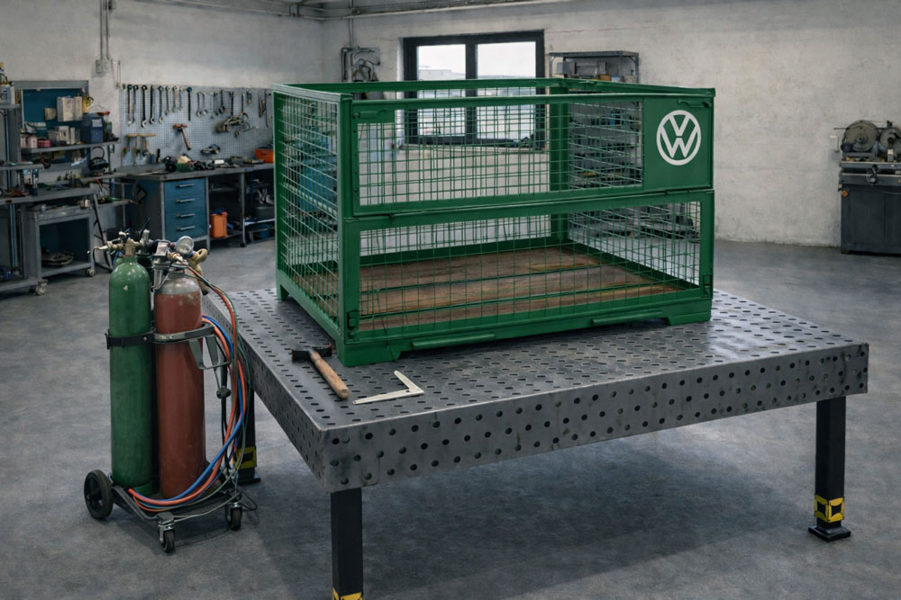 Univeralbehälter Werkstatt - Gitterbox