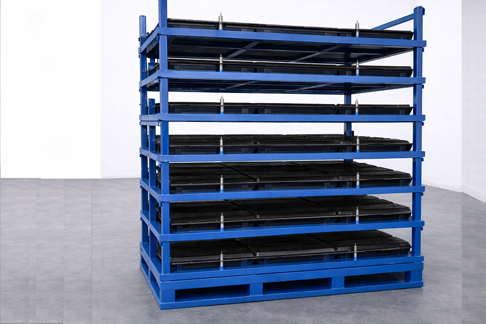 Ladungsträger für Batteriezellmodule der Automobilindsutrie